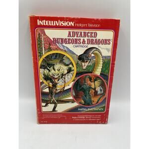 Advanced Dungeons & Dragons (Intellivision, 1983) Complete In Box - Fast Ship!
